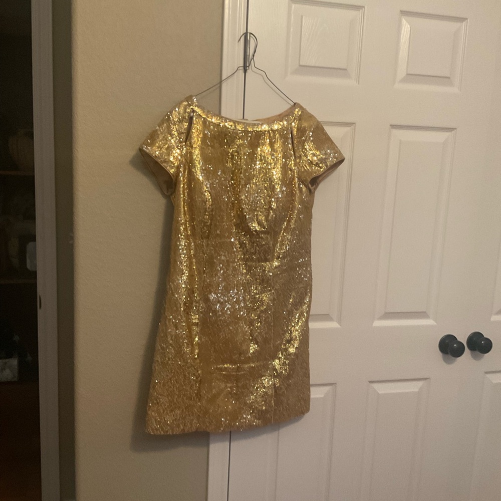 Gold Sequin Dress